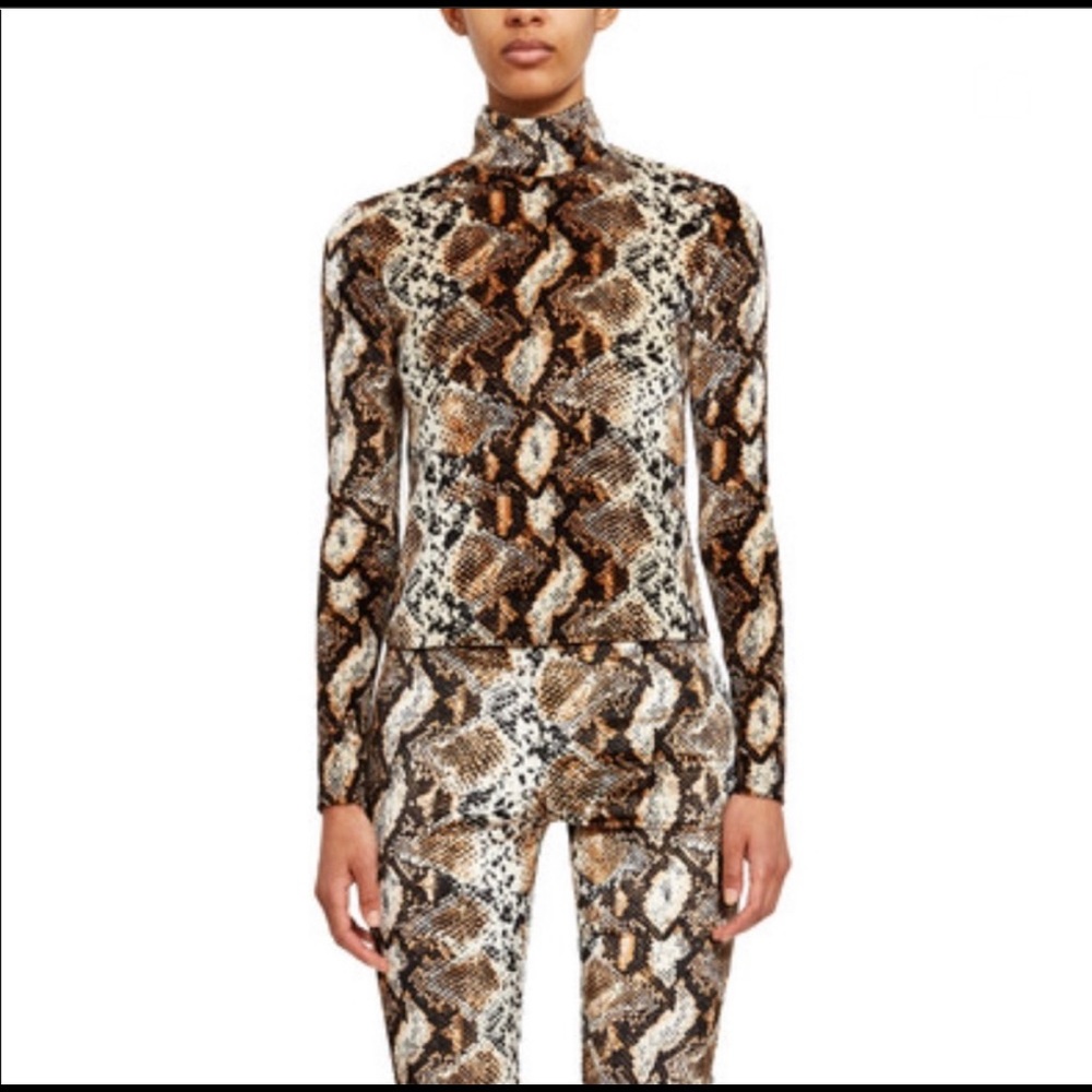 Callipygian Snake Print (1/2 Of Set) Turtleneck - image 1
